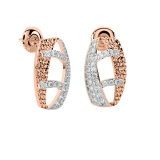 Enok Round Diamond Stud Earrings